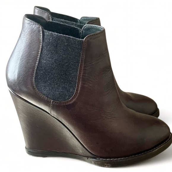 Brunello Cucinelli Shoes - Brunello Cucinelli Leather Boots - 37.5
